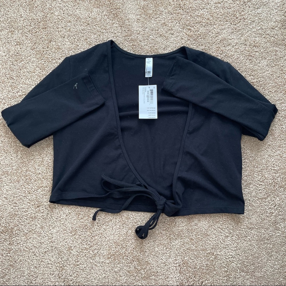 American Apparel black julliard top
